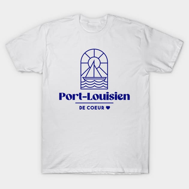 Port Louisian at heart - Brittany Morbihan 56 BZH Sea T-Shirt by Tanguy44